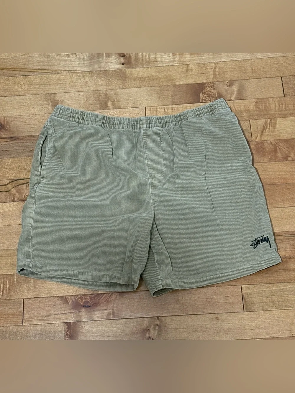 Stussy Men's Corduroy Flat-Front Shorts